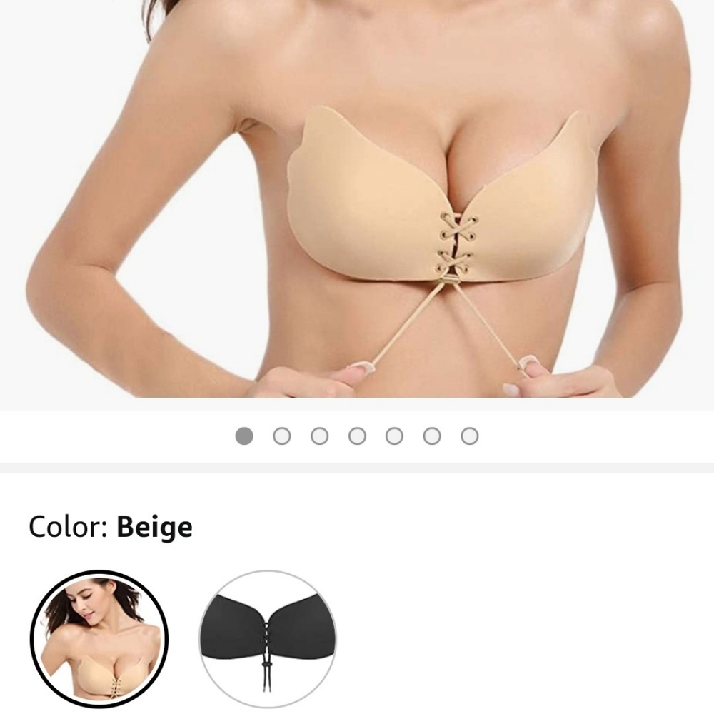 Backless strapless bra